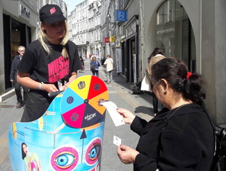 Jeu roue la rochelle street marketing