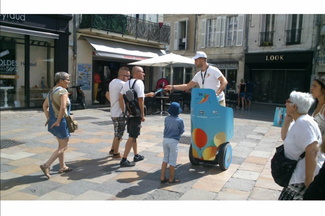 Lancement de produit La Rochelle outil marketing de rue