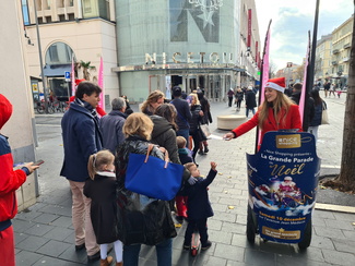 street marketing Segway pour nice shopping