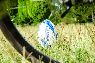 Activité d'équipe à Lyon spéciale coupe du monde de rugby