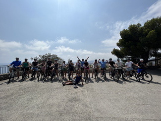 activité en groupe à Nice - tour en vélo