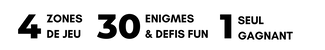 4 ZONES -30 ÉNIGMES ET DÉFIS