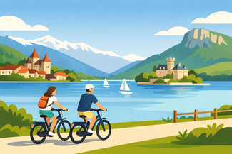 Image balade à vélo Duingt - Mobilboard Annecy