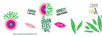 Affiche green festival - Mobilboard Annecy