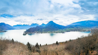 Vue lac et montagnes - Mobilboard Annecy