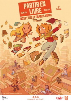 Affiche Festival "Partir en Livre" - Mobilboard Annecy