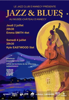 Affiche Festival "Blues d'Eté" - Mobilboard Annecy