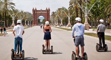 activité segway parcours olympique Barcelone