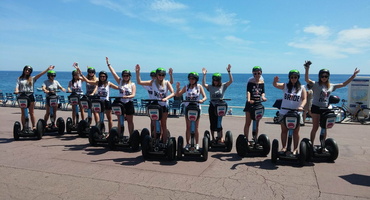 activité groupe segway Nice enterrement vie de jeune fille