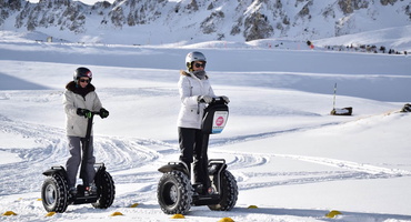 Animation de groupe sur neige en Haute-Savoie