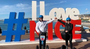 balade grand tour segway Nice paysage