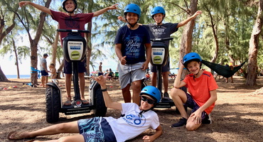 Fête d'anniversaire marmaille Segway Saint Gilles