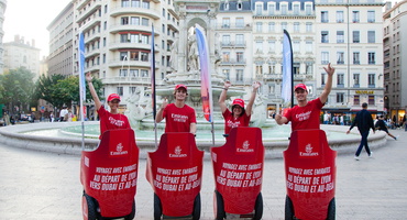 Street Marketing à Lyon : la campagne publicitaire à Segway