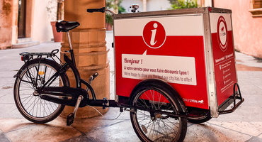 Street Marketing à Lyon : location de triporteur publicitaire