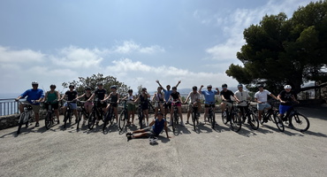 activité en groupe à Nice - tour en vélo