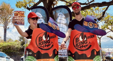 actualité street marketing burger king
