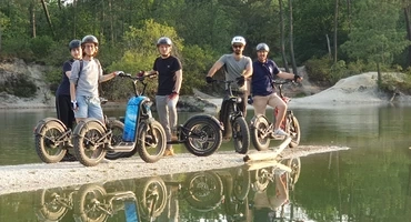 Balade en trottinette electrique en pleine nature aux portes de Bordeauxx