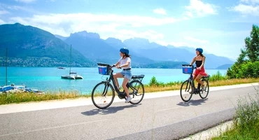 Balade VAE Annecy Duingt Mobilboard Piste cyclable